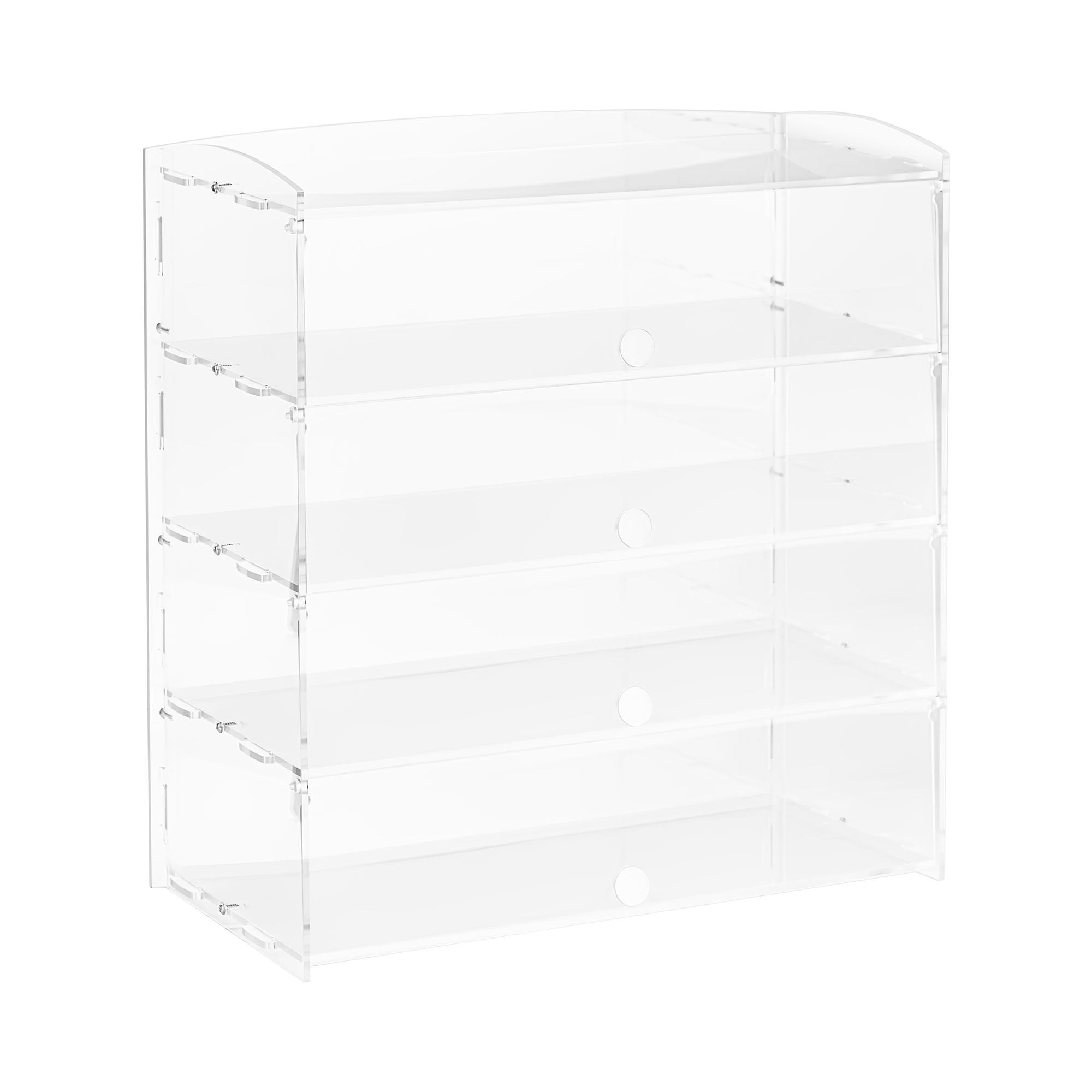 Bild von Royal Catering Buffet-Vitrine Kuchenvitrine klein Gebäckvitrine transparente Plastik-Vitrine Acryl 4, Kunststoff (PMMA)