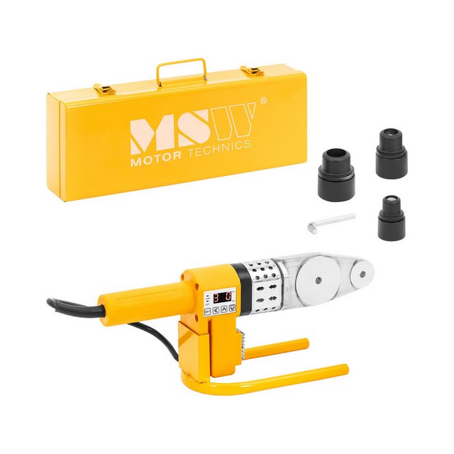 Bild von MSW Elektroschweißgerät Muffenschweißgerät 800 W 3 Heizdorne 20 - 32 mm bis 300 °C