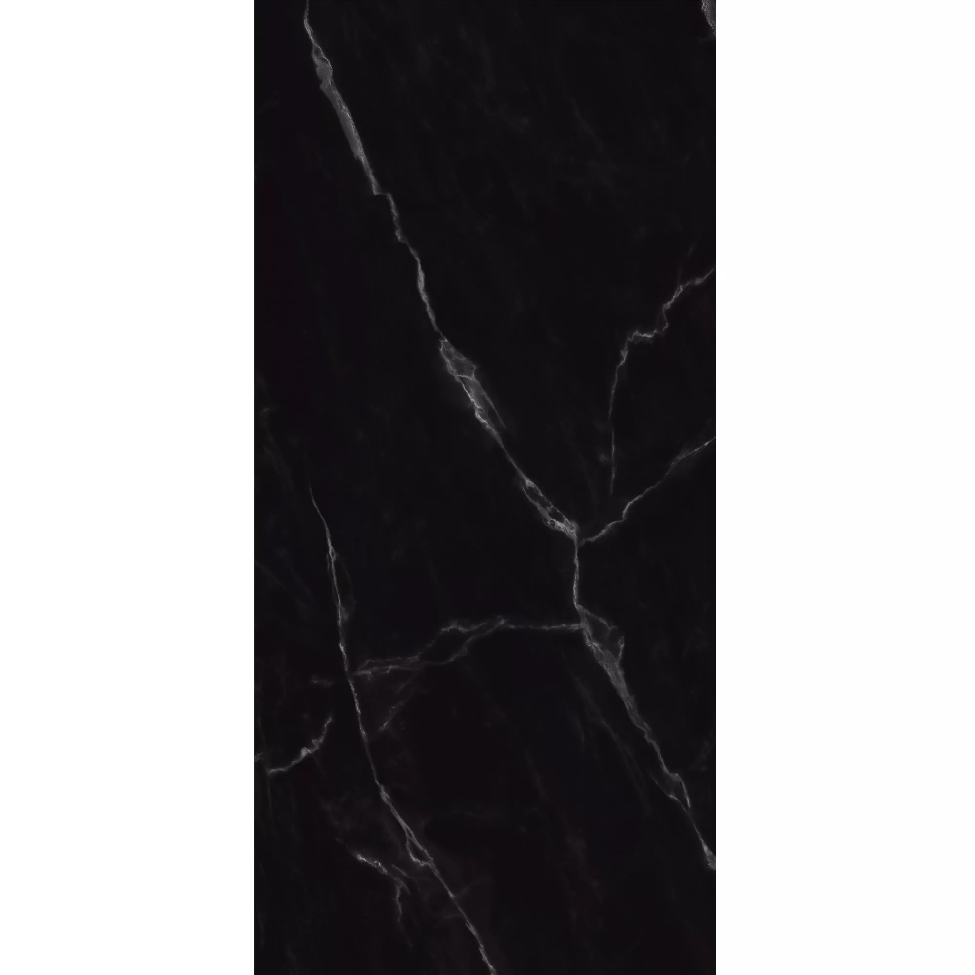 Bild von Breuer Rückwand 'Marmor Schwarz' seidenmatt 100 x 210 cm