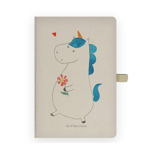Bild von Mr. & Mrs. Panda Notizbuch Einhorn Spaziergang - Transparent