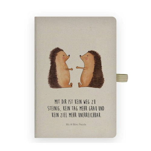 Bild von Mr. & Mrs. Panda Notizbuch Igel Liebe