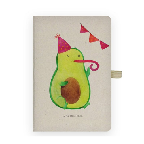 Bild von Mr. & Mrs. Panda Notizbuch Avocado Party Zeit - Transparent