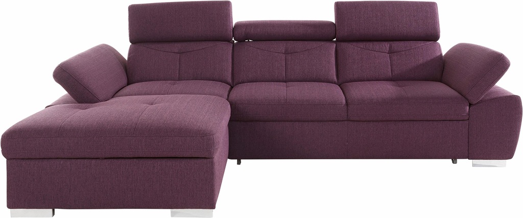 Bild von exxpo - sofa fashion Ecksofa "Spring, super bequem und komfortabel mit Armteil- und Kopfteilfunktion", L-Form, wahlweise mit Bettfunktion und Bettkasten