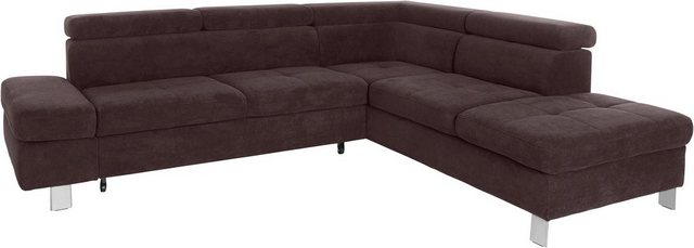Bild von exxpo - sofa fashion Ecksofa "Fiji, L-Form", mit Kopf- bzw. Rückenverstellung, wahlweise mit Bettfunktion