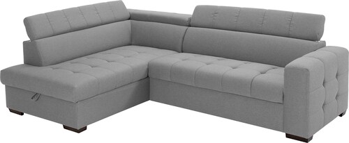 Bild von exxpo - sofa fashion Ecksofa "Otusso, L-Form", Steppung im Sitzbereich, wahlw. mit Bettfunktion u. Bettkasten