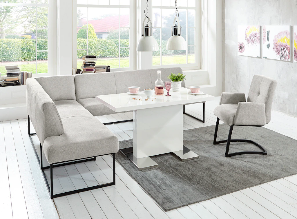 Bild von exxpo - sofa fashion Eckbank "Affogato, hoher Sitzkomfort, bequem", Frei im Raum stellbar