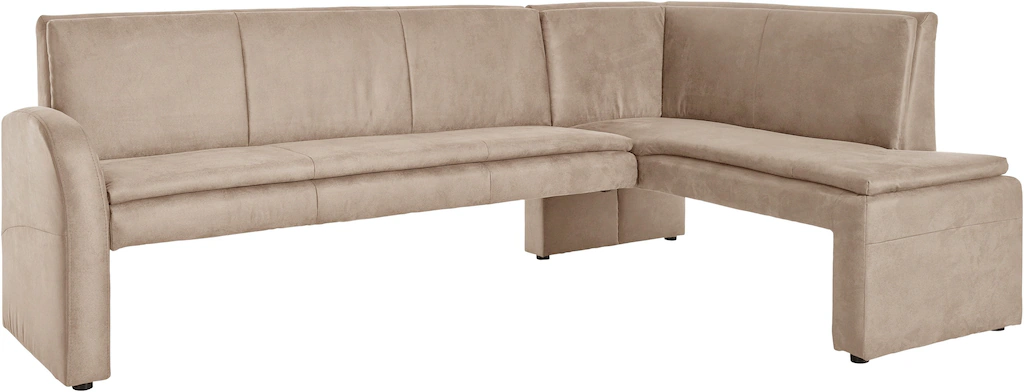 Bild von exxpo - sofa fashion Eckbank "Cortado, elegant und modern mit hohem Sitzkomfort", hohe Bodenfreiheit, schöne Detailverarbeitung, wahlweise Lederbezug