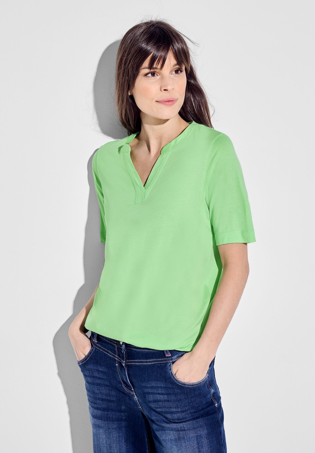Bild von Cecil Tunikashirt, in Unifarbe