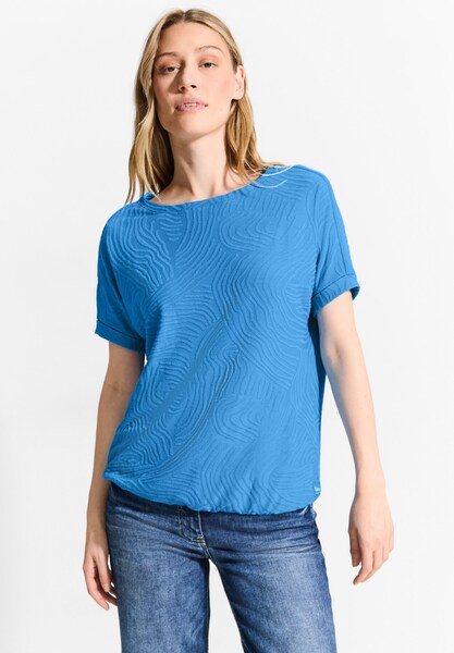 Bild von Cecil Kurzarmshirt, mit 3D-Wellen Struktur