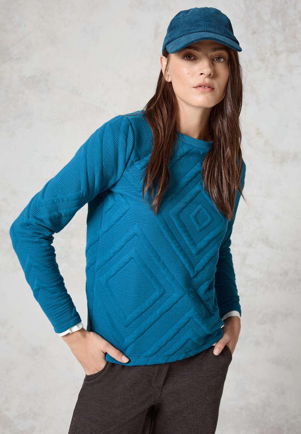 Bild von Cecil Sweatshirt, mit 3D Strukturmuster