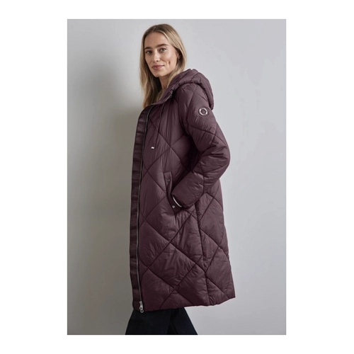 Bild von Stylische STREET ONE Damen A201972 Gefütterte Steppjacke in Berry Brown