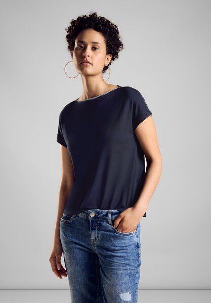 Bild von STREET ONE Shirttop, mit Paspelband