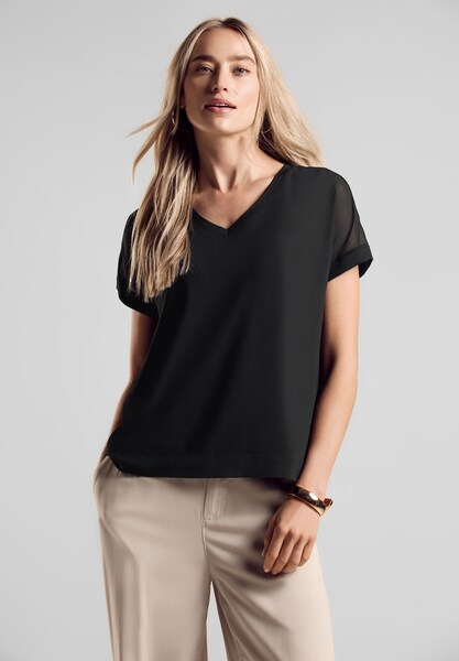 Bild von STREET ONE 2-in-1-Top, mit Mesh-Detail