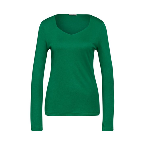 Bild von STREET ONE Langarmshirt in Unifarbe