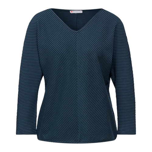 Bild von Entdecke das STREET ONE 3/4-Arm-Shirt mit Diagonalstruktur