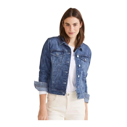 Bild von Street One Damen Jeansjacke indigo random wash  34