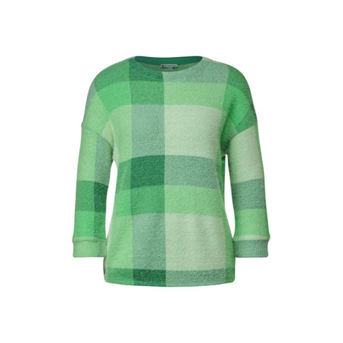 Bild von Feminines STREET ONE 3/4-Arm-Shirt im modernen Karomuster
