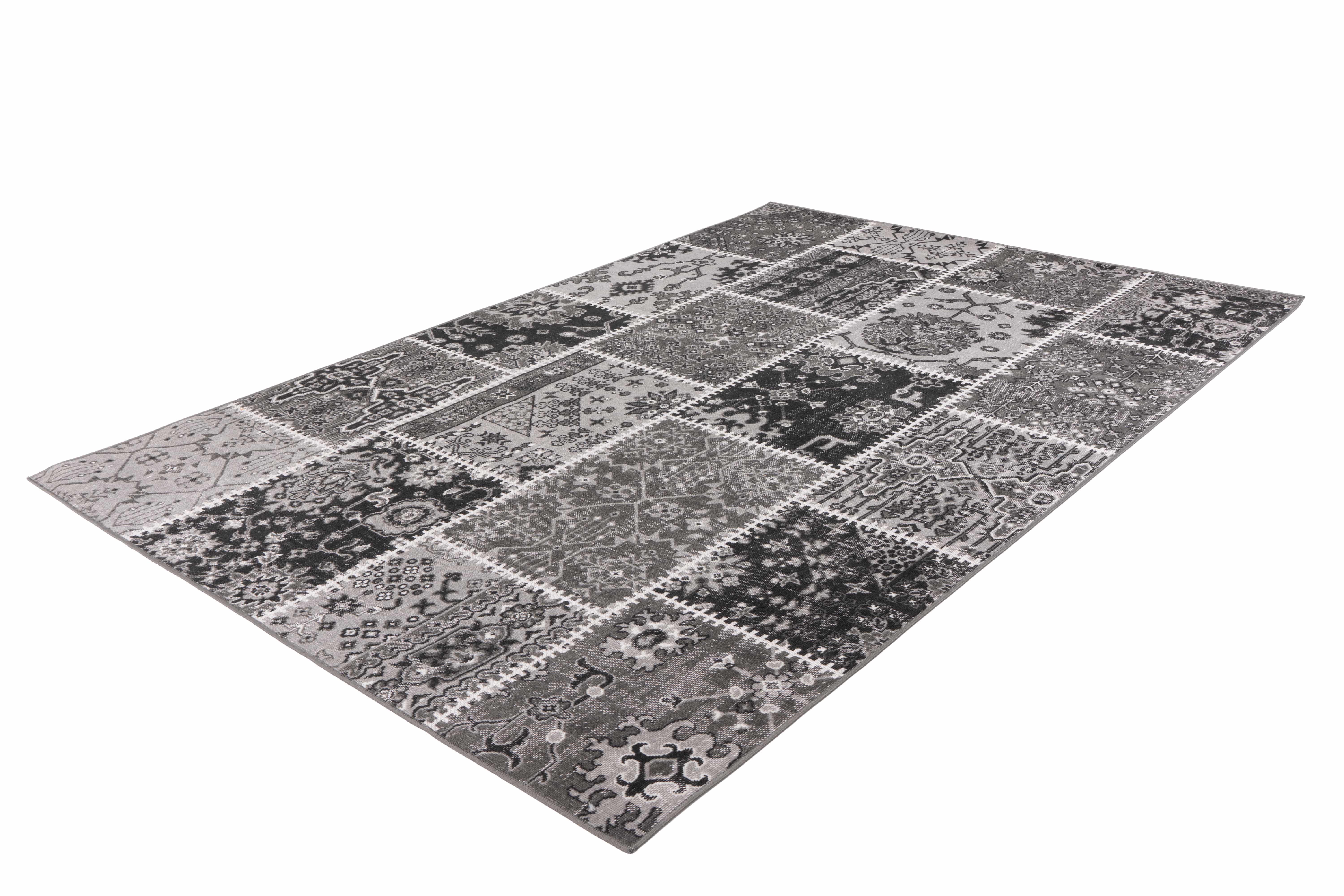 Bild von Ariya 425 Grau 80cm x 150cm | Flachflor | Teppich