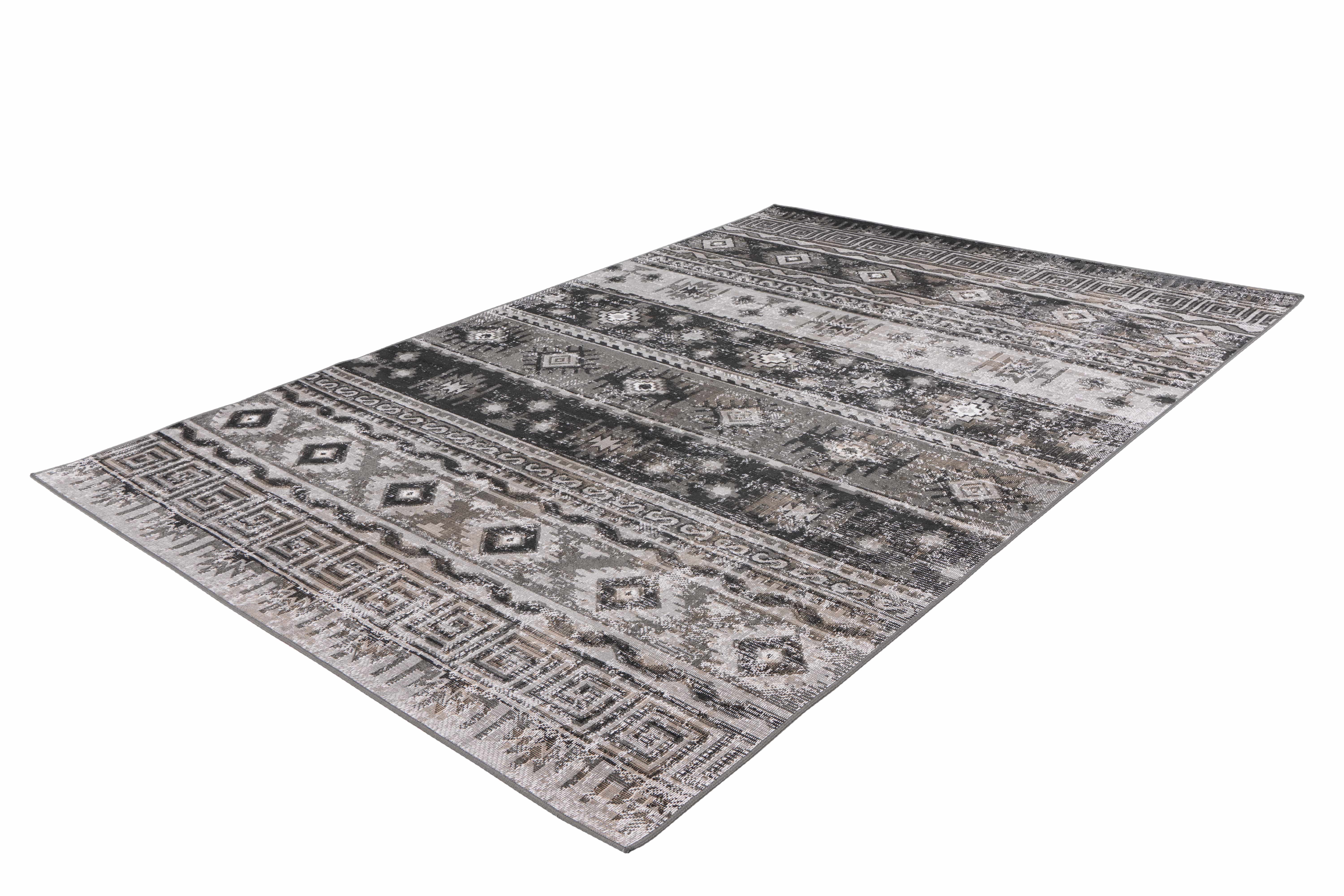 Bild von Ariya 325 Grau 80cm x 150cm | Flachflor | Teppich