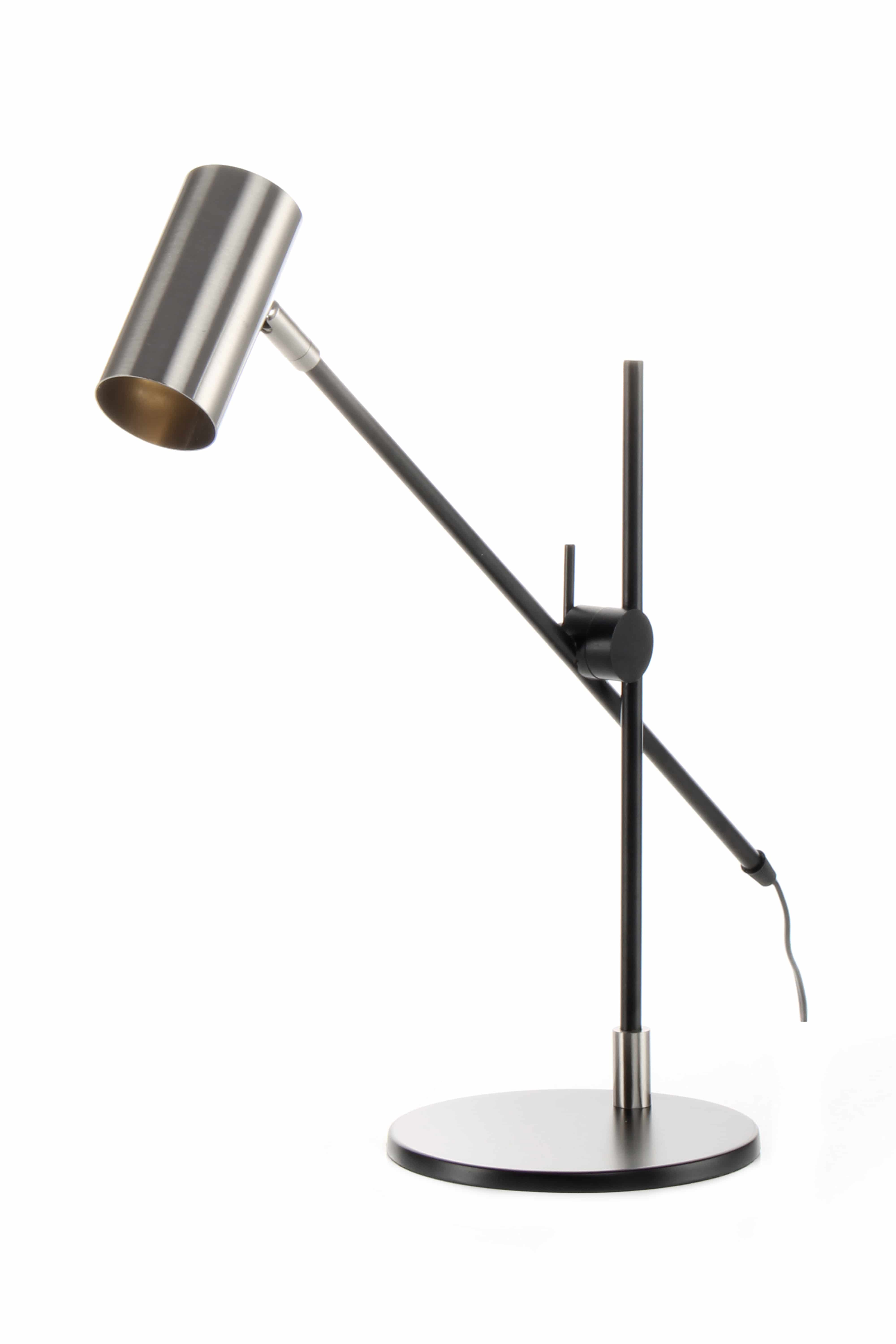 Bild von Tischlampe Target 125 Silber / Schwarz