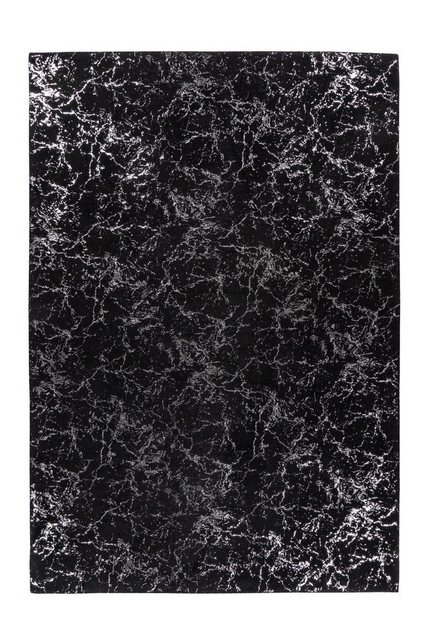 Bild von Kayoom Teppich in Schwarz / Silber, 100% Polyester - 170x120cm (LxB)