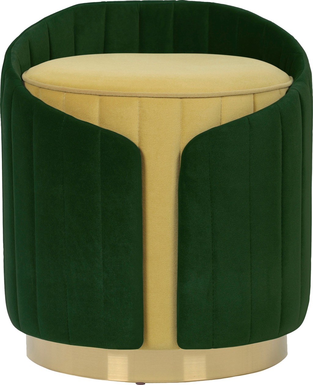 Bild von Kayoom Sitzhocker "Hocker Corin 145, Modernes Design, Komfortabel mit Rückenstütze", (1 St.), zweifarbig, modern, komfortable Rückenstütze