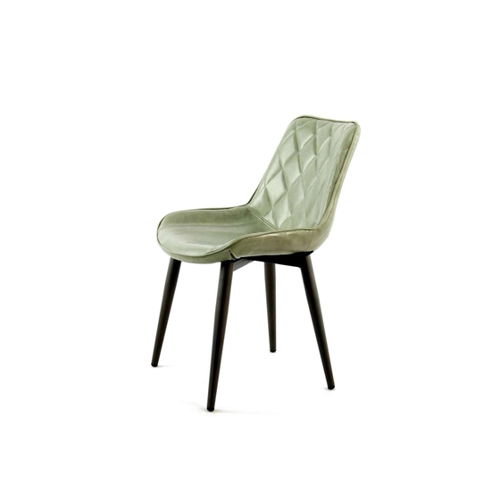 Bild von MeGusta Moderner Stuhl 2er-Set Grün Polsterstuhl Esszimmerstuhl Stella