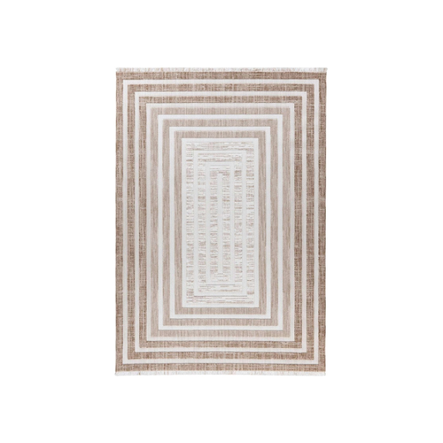 Bild von MeGusta Kurzflor Teppich Modern Braun - Beige 120x170 cm Carmen