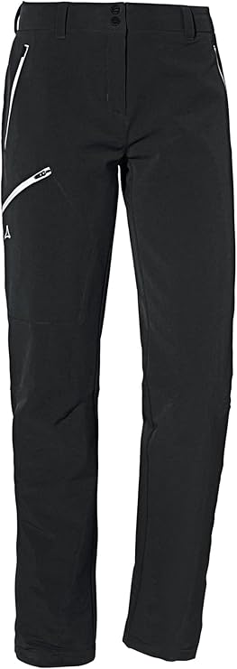 Bild von Schöffel Damen Pants Ascona Warm L, warme Wanderhose mit 4 Wege-Stretch, wasserabweisende, atmungsaktive Thermohose, black, 19