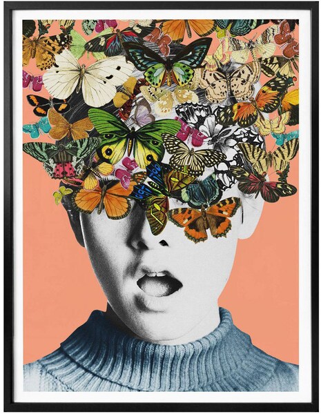 Bild von Wall-Art Poster "Twiggy Surprise", Schriftzug, (1 St.), Poster ohne Bilderrahmen