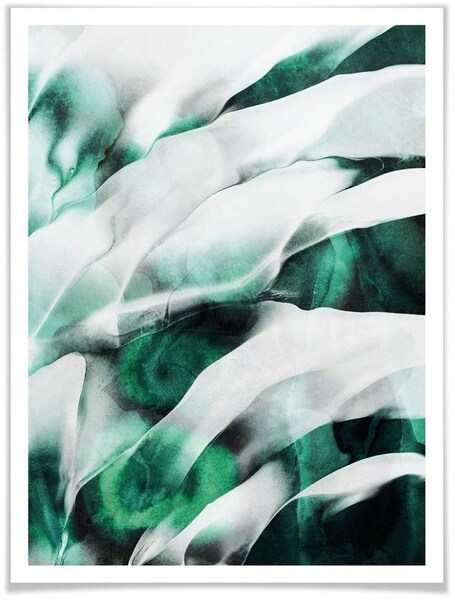 Bild von Wall-Art Poster »Emerald Grün«, Schriftzug, (1 St.), Poster ohne Bilderrahmen