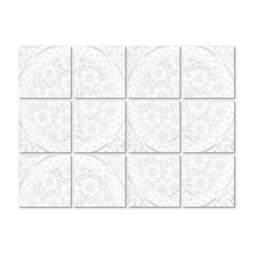 Bild von K&L Wall Art Fliesenaufkleber »Viktorianische Blumen«, selbstklebend