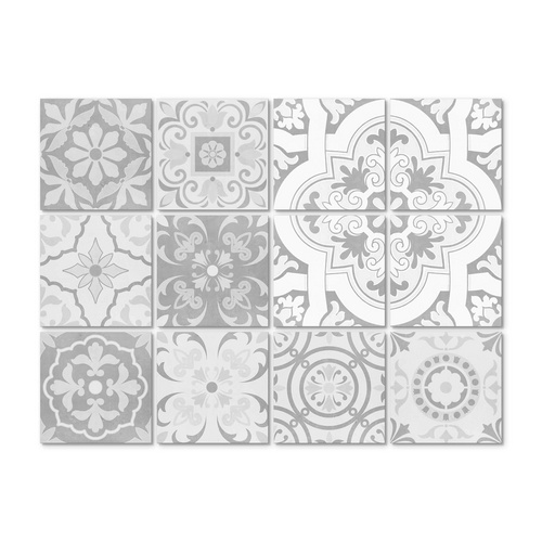 Bild von K&L Wall Art Fliesenaufkleber »Ornamente Betonoptik«, selbstklebend