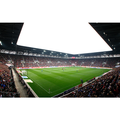 Bild von K&L Wall Art Vliestapete »XXL Vliestapete«, FC Augsburg Fußballstadion, mehrfarbig, matt - bunt