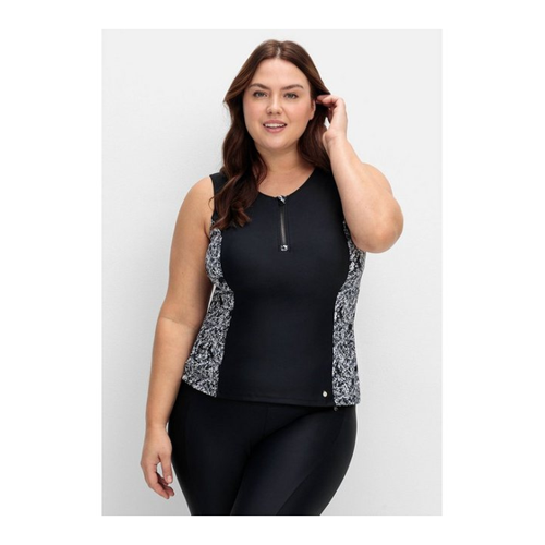 Bild von Sheego Tankini-Top für Große Größen mit Soft Cups und Front-Zipper