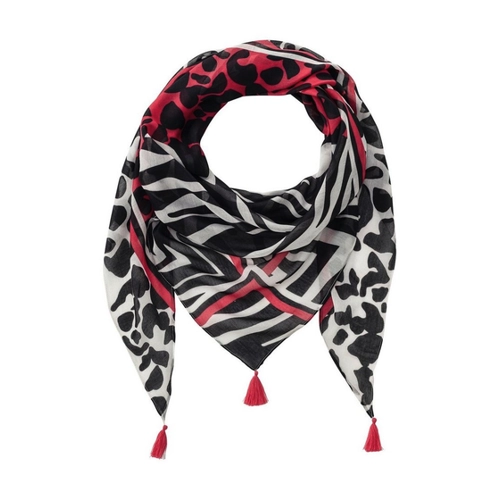 Bild von Sheego Modeschal in Dreiecksform mit Animalprint