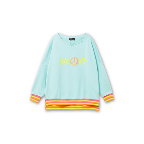 Bild von Sheego Sweatshirt Große Größen aus Baumwolle, in lockerer Form