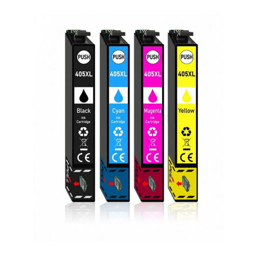 Bild von Druckerparadies 4er Pack Druckerpatronen 405 405XL kompatibel für Epson WF-4825