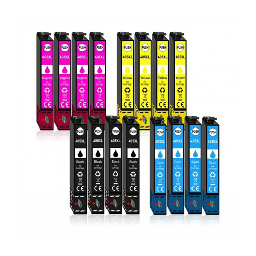 Bild von Druckerparadies 16er Pack Druckerpatronen 405 405XL kompatibel für Epson WF-3825