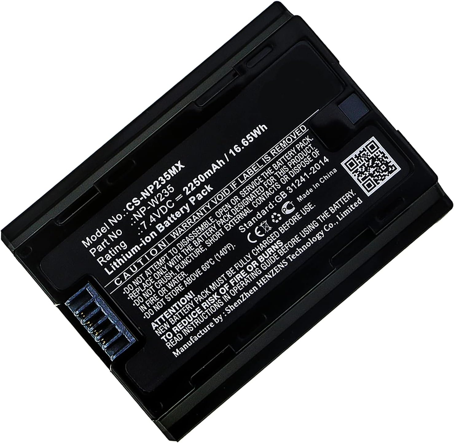 Bild von Akkuversum Akku kompatibel mit Fujifilm GFX100S, Camcorder/Digitalkamera Li-Ion Batterie