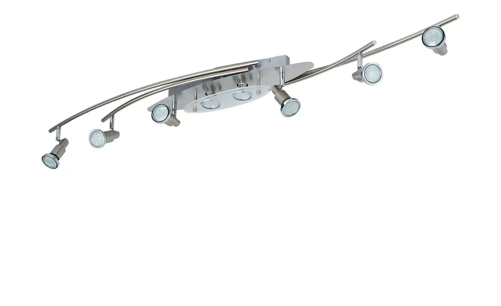 Bild von KHG LED-Deckenstrahler ¦ silber ¦ Maße (cm): B: 127 H: 10 T: 12,5 Lampen & Leuchten > Deckenleuchten - Höffner