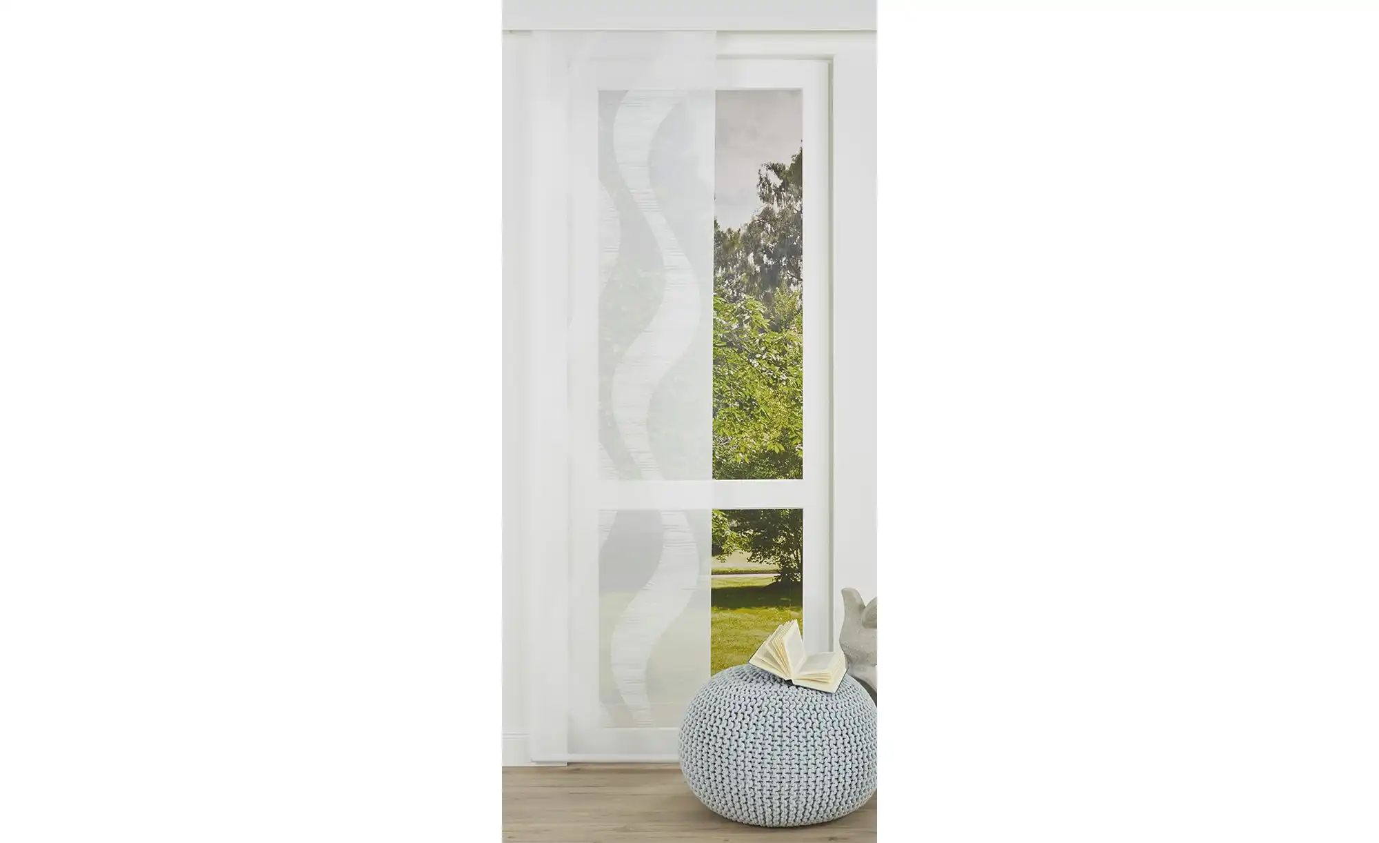 Bild von como Panello  Helene ¦ creme ¦ Maße (cm): B: 60 H: 245 Gardinen & Rollos > Gardinen & Vorhänge > Schiebegardinen - Höffner