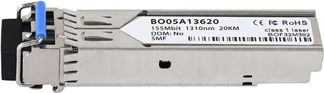 Bild von CBO Transmode TRX100037 kompatibler BlueOptics SFP BO05A13620D, Transceiver, Silber