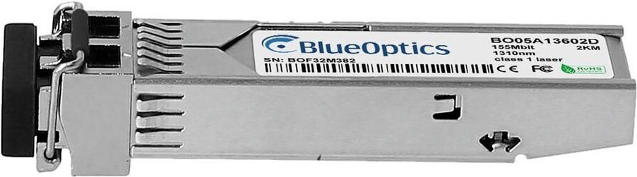 Bild von Kompatibler Cisco 15454-SFP-200 BlueOptics© BO05A13602D SFP Transceiver, LC-Duplex, 100BASE-FX, Multimode Fiber, 1310nm, 2KM, DDM, 0°C/+70°C (15454-SFP-200-BO)