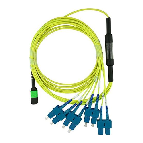 Bild von BlueOptics LWL MTP/4xSC Breakout Kabel G.657.A1 Singlemode 3 Meter, Transceiver