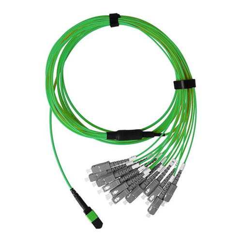 Bild von BlueOptics LWL MTP/8xSC Duplex Breakout Kabel OM5 2 Meter, Transceiver