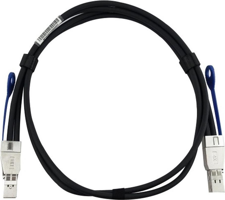 Bild von CBO Amphenol 10117949-3030LF kompatibles BlueLAN MiniSAS Kabel 3 Meter BL464601N3M30, Transceiver, Schwarz