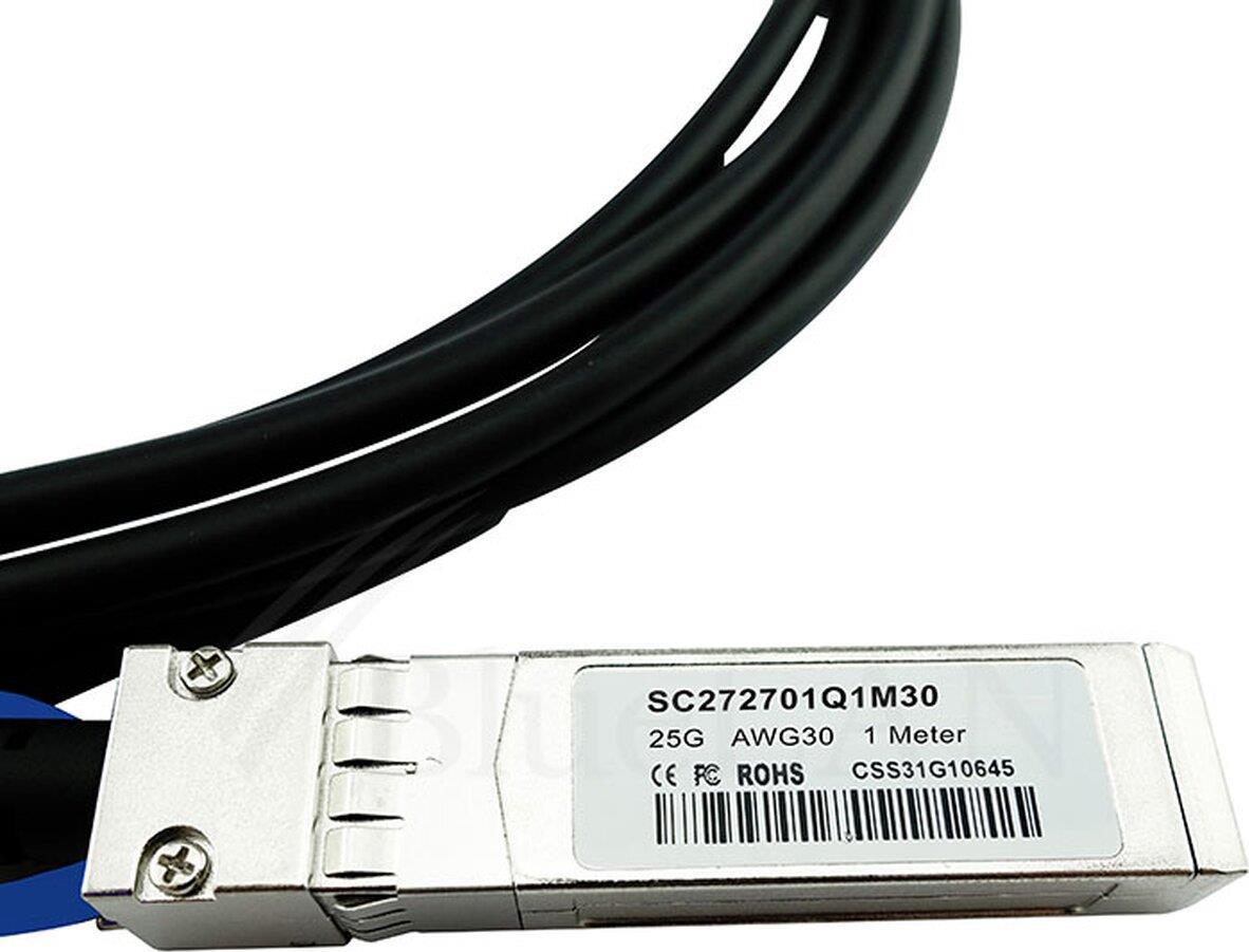 Bild von CBO Alcatel-Lucent SFP-25G-C2M kompatibles BlueLAN DAC SFP28 SC272701Q2M30, Transceiver, Silber, Schwarz