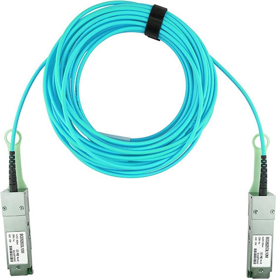 Bild von Kompatibles F5 Networks QSFP-100G-AOC-2M QSFP28 BlueOptics Aktives Optisches Kabel (AOC), 100GBASE-SR4, Ethernet, Infiniband, 2 Meter (Q28-AOC-2M-F5-BO)