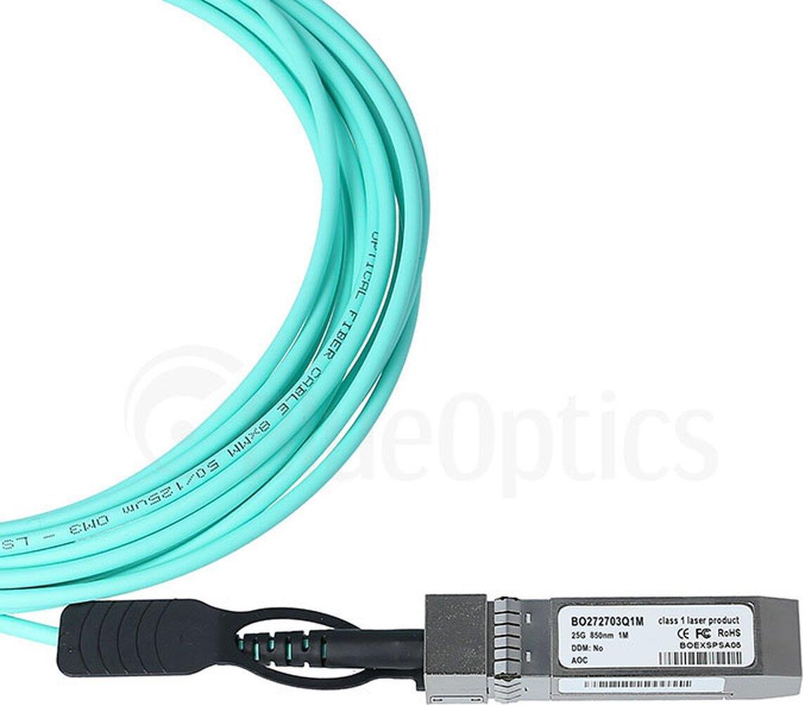 Bild von CBO Brocade SFP28-AOC-10M kompatibles BlueOptics AOC SFP28 BO272703Q10M, Transceiver, Blau